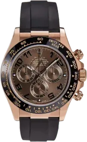 Rolex Daytona Rose Gold Chocolate Arabic Dial