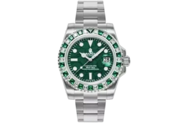 BAPE Type 1 Crystal Stone BAPEX Watch (SS24) Green