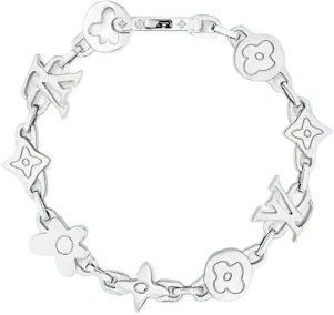 Louis Vuitton by Tyler, the Creator Monogram Craggy Bracelet Silver-color ( US - L )