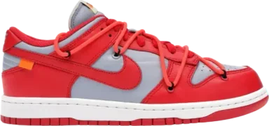 Nike Dunk Low Off-White University Red (US 9)