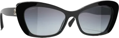 Chanel Cat Eye Sunglasses Black (5481H C622/S6)
