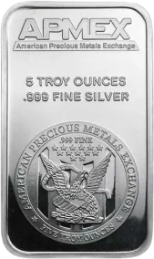 5 oz Silver Bar - APMEX