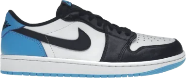 Jordan 1 Retro Low OG Black Dark Powder Blue (US 7)