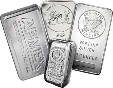 10 oz Silver Bar - Secondary Market