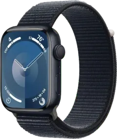 Apple Watch Series 9 [GPS 45mm] Smartwatch, Midnight Aluminum Case