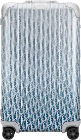 Dior x RIMOWA 4-Wheel Large Suitcase Aluminium Dior Oblique Blue Gradient