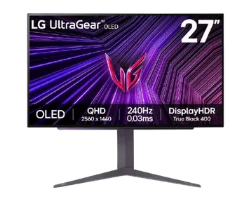 LG UltraGear 27GS93QE-B 27” OLED QHD 240Hz 0.03ms Gaming Monitor