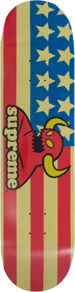 Supreme Toy Machine Skateboard Deck Multicolor