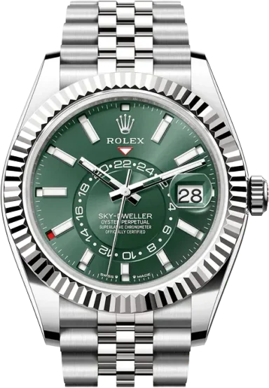 Rolex Sky-Dweller with Mint Green Dial