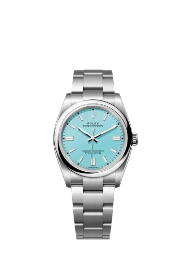 Rolex Oyster Perpetual 36mm 126000 Turquoise Tiffany Blue Dial Stainless Steel