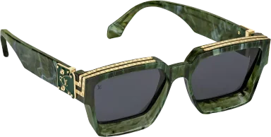 Louis Vuitton 1.1 Millionaires Sunglasses Green Marble