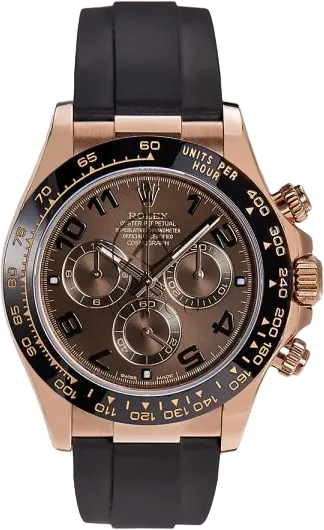 Rolex Daytona Rose Gold Chocolate Arabic Dial