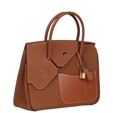 Hermès Birkin 30 En Desordre Gold Togo and Swift Gold Hardware