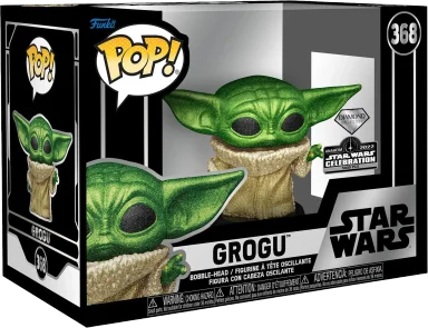 Funko Pop! Star Wars Grogu Diamond Collection 2022 Star Wars Celebration Exclusive (Edition of 5000) Figure #368