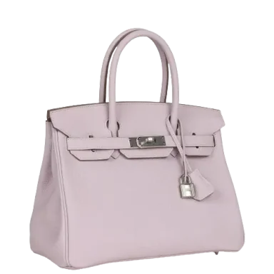 Hermès Birkin 30 Mauve Pale Clemence Palladium Hardware