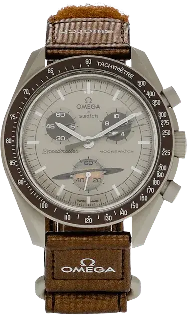 Swatch x Omega Bioceramic Moonswatch Mission to Saturn SO33T100