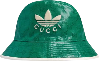 Gucci x Adidas GG Canvas Fedora Green (US M)