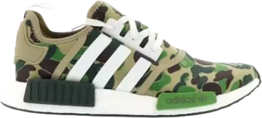 adidas NMD R1 Bape Olive Camo (US Men's 12)