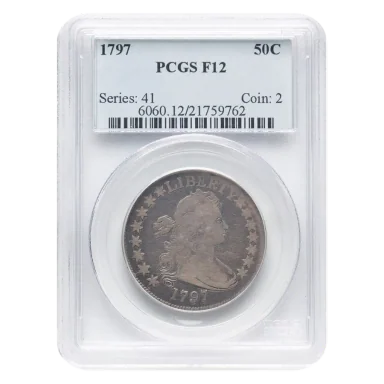 1797 Bust Half Dollar Fine-12 PCGS