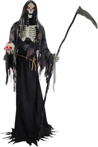 Haunted Hill Farm 7-Ft. Tall Rotting Reaper