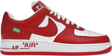 Louis Vuitton Nike Air Force 1 Low By Virgil Abloh White Red (US 8)