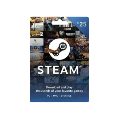 $25 Steam Gift Card
