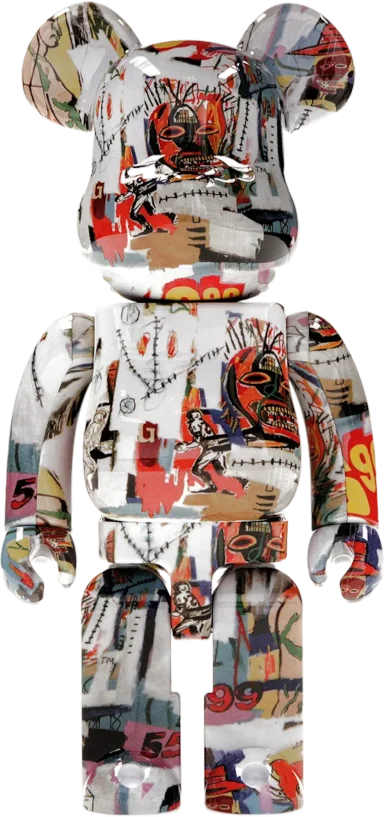 Bearbrick Andy Warhol x JEAN-MICHEL BASQUIAT #4 400%