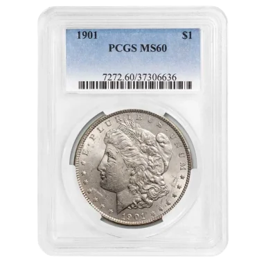 1901 Morgan Dollar MS-60 PCGS