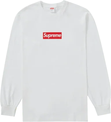 Supreme Box Logo L/S Tee White (US M)