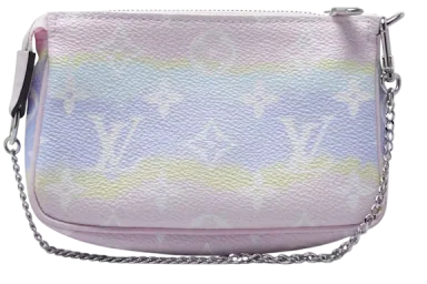 Louis Vuitton Mini Pochette Accessories LV Escale Pastel