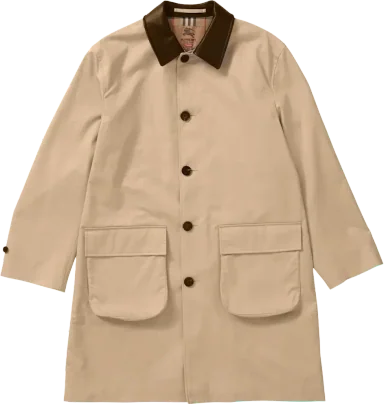Supreme Burberry Leather Collar Trench Beige (US M)