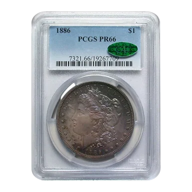 1886 Morgan Dollar PR-66 PCGS CAC