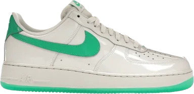 Nike Air Force 1 Low '07 Patent Platinum Tint Stadium Green (US 9)