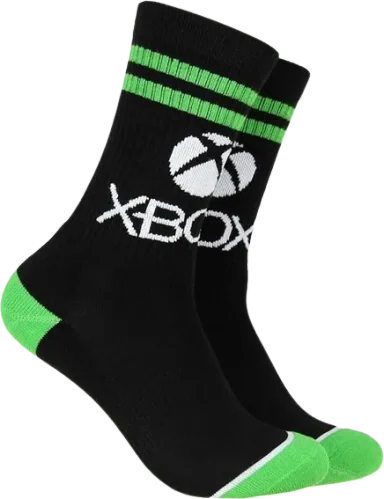 Xbox Socks Gaming Console Logo Adult Crew Socks 1 Pair