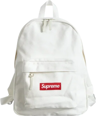 Supreme Canvas Backpack White