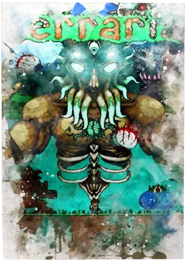Terraria Boss Watercolor Gloss L Displate