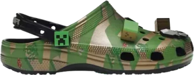 Crocs Classic Clog Minecraft Grass Block (US Men's 9)