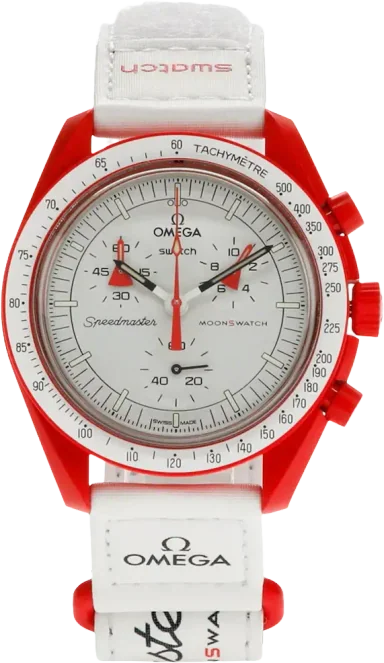 Swatch x Omega Bioceramic Moonswatch Mission to Mars SO33R100